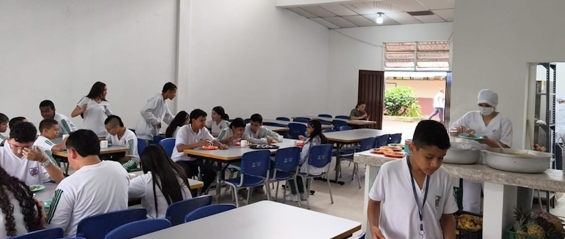 Un restaurante escolar renovado fortalece la alimentación de los estudiantes en la Institución Educativa Bartolomé Mitre de Chinchiná