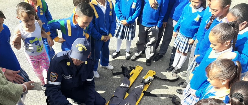 Secretaría de Educación y Jefatura de Gestión del Riesgo de Caldas fortalecen la preparación de las instituciones educativas ante emergencias