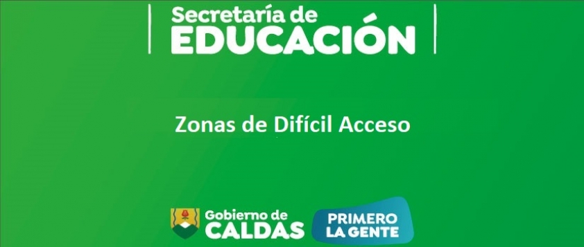 Zonas de Dif&iacute;cil Acceso