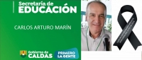 Mensaje de condolencias por el fallecimiento de CARLOS ARTURO MARÍN GRISALES
