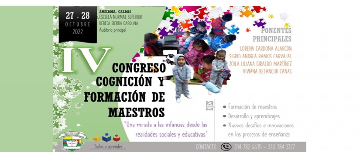 IV Congreso Cognici&oacute;n y Formaci&oacute;n de Maestros.