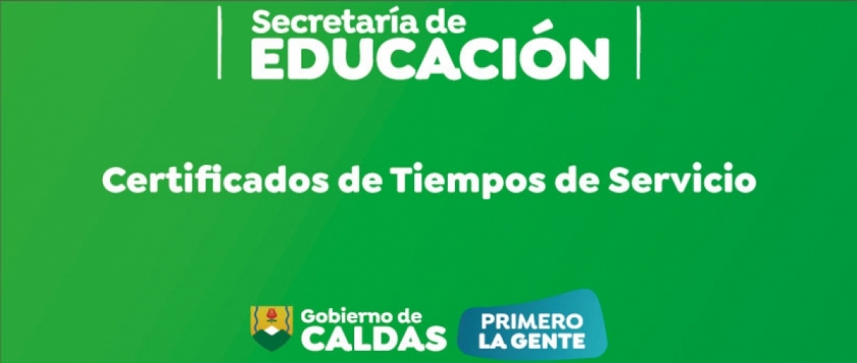 Certificados de Tiempos de Servicio 4/05/2022