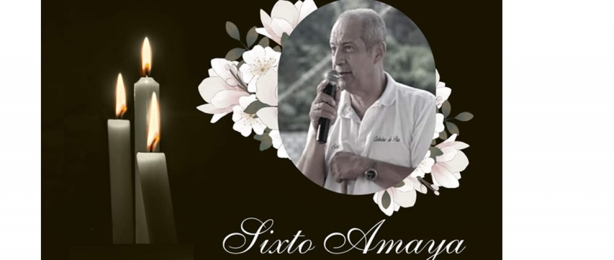 Mensaje de condolencias por el fallecimiento del Docente SIXTO ALFONSO AMAYA ASCENCIO