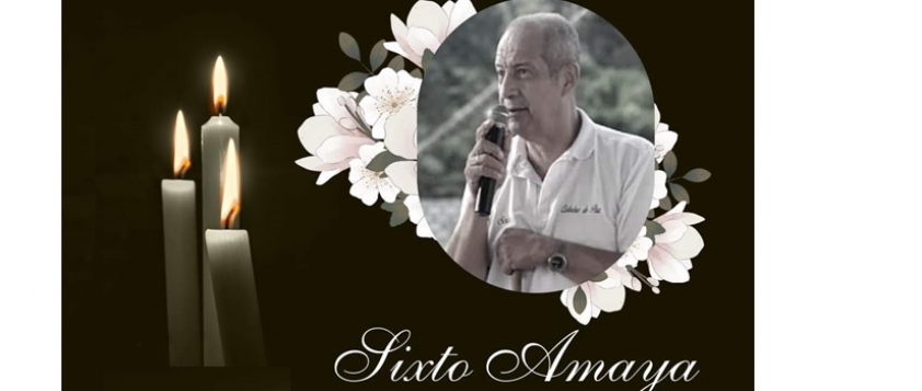 Mensaje de condolencias por el fallecimiento del Docente SIXTO ALFONSO AMAYA ASCENCIO
